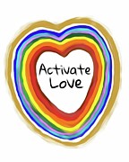 Activate Love Digital Art by Jam Art