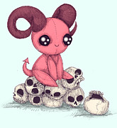 Adorable Evil  Drawing by Ludwig Van Bacon