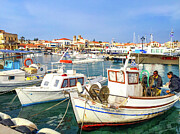 Aegina Boats Photograph by Leslie Brashear