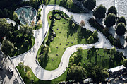 Aerial view of Jubilee Gardens Photograph by Andy Andrews