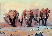 African Family Avante Painting by Ronnie Moyo African Family Avante Painting by Ronnie Moyo
