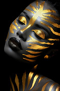 Afro American Woman 4 Digital Art by Mark Ashkenazi