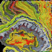Agates from the Chase River B Digital Art by Stocksom Art Prints