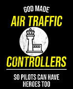 Air Traffic Control Air Traffic Controller  Drawing by Noirty Designs