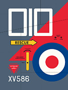 Aircraft Markings - England F-4 Digital Art by Organic Synthesis