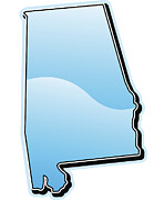 Alabama - Single State Series Drawing by Jc_design