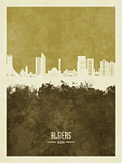 Algiers Algeria Skyline #64 Digital Art by Michael Tompsett Algiers Algeria Skyline #64 Digital Art by Michael Tompsett