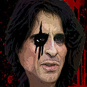 Alice Cooper parody portrait Digital Art by Christina Fairhead Art and Merch