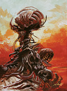 Alien wildlife A Zone Painting by Sv Bell