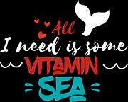 All I Need Is Some Vitamin Sea Digital Art by Jacob Zelazny