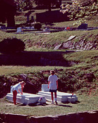 Allman Brothers, Rose Hill Cemetery, 1987 Photograph by John Simmons Allman Brothers, Rose Hill Cemetery, 1987 Photograph by John Simmons