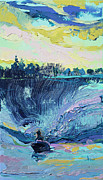 Alone In The Boat Painting by Anastasia Trusova