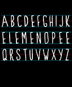 Alphabet Elemeno Digital Art by Flippin Sweet Gear