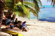 Ambergris Caye beach - Belize Photograph by Tatiana Travelways