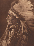 American Horse - Ogalala 1907 Photograph by Edward S Curtis
