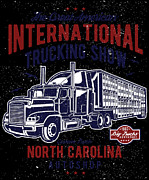 American International Trucking Show Digital Art by Jacob Zelazny