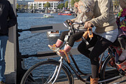 An Amsterdam Commute Photograph by Mary Lee Dereske