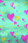 An Ocean Full of Love Watercolor Painting Mixed Media by Shelli Fitzpatrick