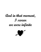 And in that moment, I swear we were infinite Digital Art by Madame Memento