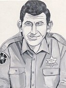 Andy Griffith  Painting by Jam Art