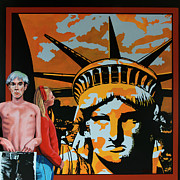Andy Warhol Painting Painting by Paul Meijering