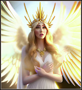 Angel Seraph Mixed Media by Shawn Dall