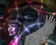 Angels Watch Over You Drawing by Joan Stratton