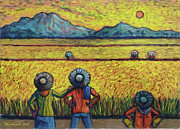 Another Day Ends Painting by Paul Hilario