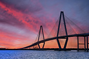 Another Sunrise at Ravenel Bridge Photograph by Jon Glaser