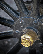 Antique Ford wheel Photograph by M Kathleen Warren