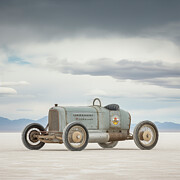 Antique Open Wheel Land Speed Racer Digital Art by Yo Pedro