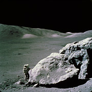 Apollo 17 - Boulder, 1972 Photograph by Granger