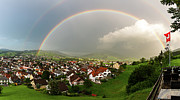 Appenzell under the rainbow Photograph by Andreas Levi Appenzell under the rainbow Photograph by Andreas Levi