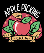 Apple Picking Crew Digital Art by Flippin Sweet Gear