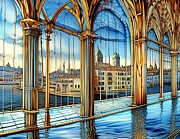 Aqueduct Digital Art by Eris And AI Aqueduct Digital Art by Eris And AI