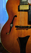 Archtop Guitar Detail Mixed Media by Bentley Davis Archtop Guitar Detail Mixed Media by Bentley Davis