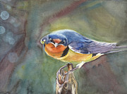 Are you looking at me? Painting by Vicki B Littell