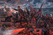 Assault on Fort Wagner Painting by Mark Maritato