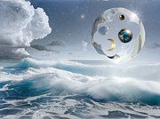 Assemblage Moon Digital Art by Eris And AI Assemblage Moon Digital Art by Eris And AI