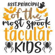 Assistant Principal of the most spook tacular kids Digital Art by Jacob Zelazny