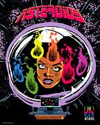Asteroids Digital Art by Atari