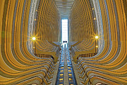 Atlanta Marriott Marquis Hotel Atrium 7 Photograph by Richard Krebs