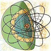Atom Drawing by Natalie Racioppa