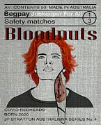 Australiana Iconic Matches Bloodnut Male I Drawing by Joan Stratton
