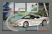 AUTOart  Vettes / C5ive Digital Art by David Squibb