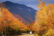 Autumn Adventure through Crawford Notch A Journey on Route 302 Photograph by Jeff Folger