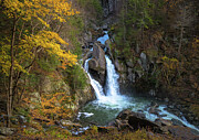 Autumn at Bash Bish Falls Photograph by John Morzen