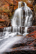 Autumn At Dingmans Falls Photograph by Susan Candelario Autumn At Dingmans Falls Photograph by Susan Candelario