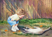 Autumn Catnip Painting by Arthur Fix