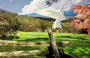 Autumn Dove Mixed Media by Bob Pardue